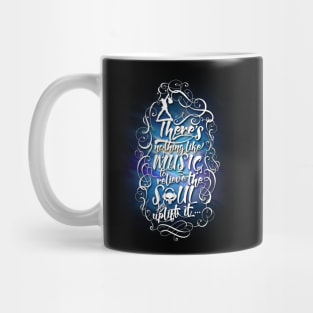 Inspirational Music Hand-Lettering T-Shirt Mug